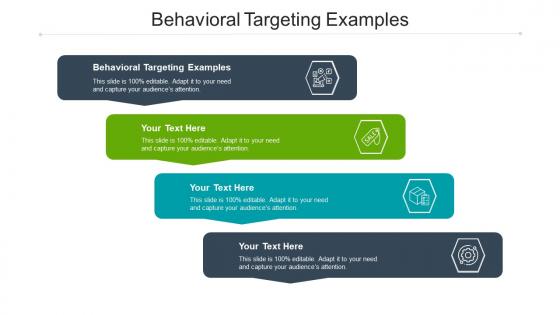 Behavioral targeting examples ppt powerpoint presentation gallery grid cpb