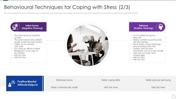 Behavioural Techniques For Coping With Stress Initial Organizational Change And Stress