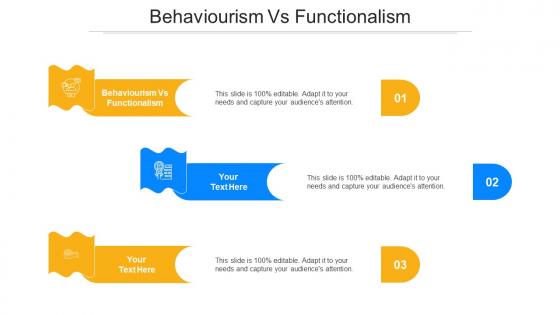 Behaviourism Vs Functionalism Ppt Powerpoint Presentation Styles Introduction Cpb