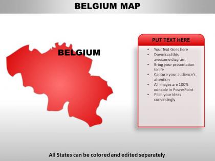 Belgium country powerpoint maps