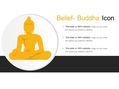 Belief buddha icon