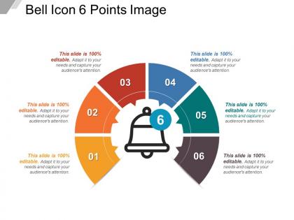 Bell icon 6 points image