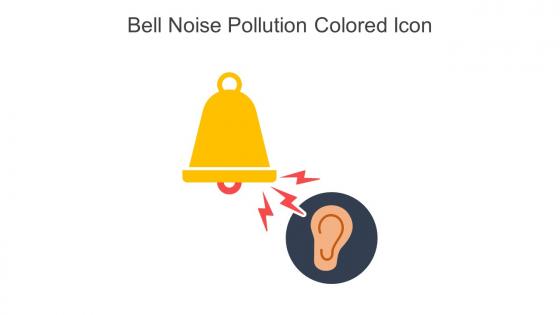 Bell Noise Pollution Colored Icon In Powerpoint Pptx Png And Editable Eps Format