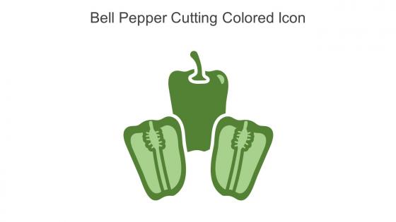 Bell Pepper Cutting Colored Icon In Powerpoint Pptx Png And Editable Eps Format