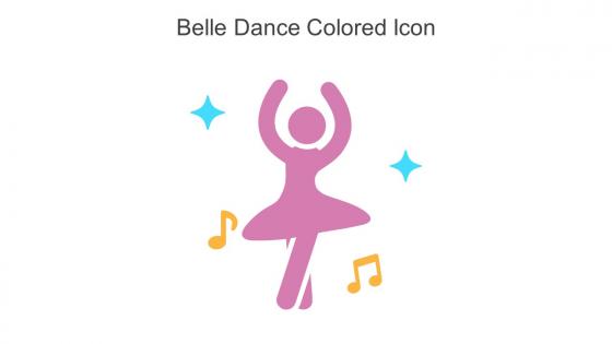 Belle Dance Colored Icon In Powerpoint Pptx Png And Editable Eps Format