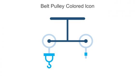 Belt Pulley Colored Icon In Powerpoint Pptx Png And Editable Eps Format