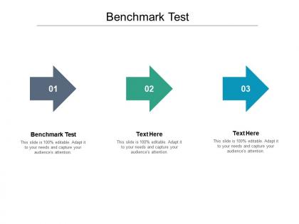 Benchmark test ppt powerpoint presentation infographic template icon cpb