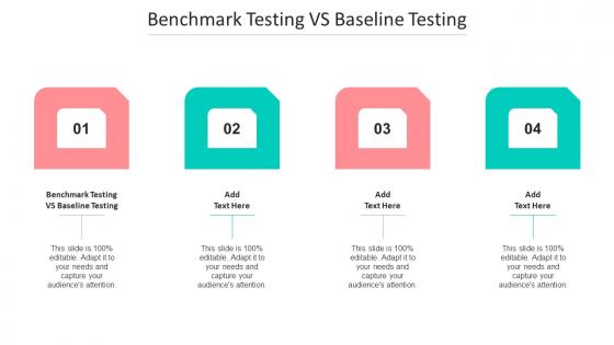 Benchmark Testing Vs Baseline Testing Ppt Powerpoint Presentation Inspiration Designs Cpb