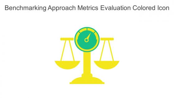 Benchmarking Approach Metrics Evaluation Colored Icon In Powerpoint Pptx Png And Editable Eps Format