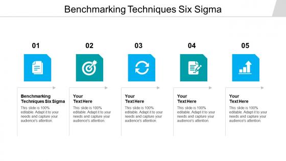 Benchmarking techniques six sigma ppt powerpoint presentation file visual aids cpb