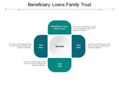 Beneficiary loans family trust ppt powerpoint presentation icon ideas cpb