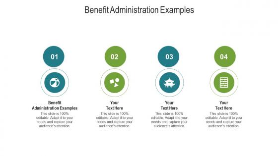 Benefit administration examples ppt powerpoint presentation picture cpb