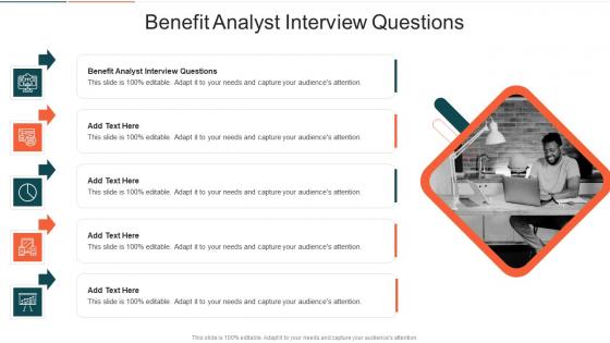 Benefit Analyst Interview Questions In Powerpoint And Google Slides Cpb