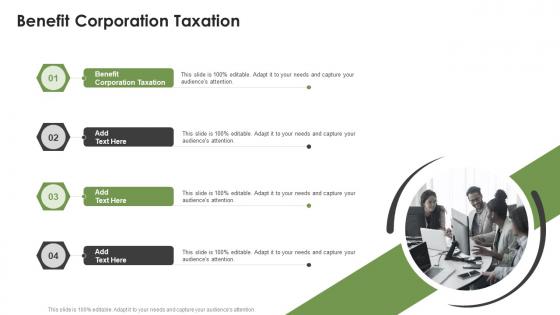 Benefit Corporation Taxation In Powerpoint And Google Slides Cpb