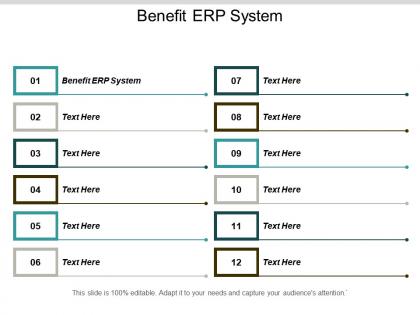 Benefit erp system ppt powerpoint presentation styles skills cpb