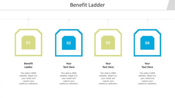 Benefit ladder ppt powerpoint presentation inspiration designs cpb