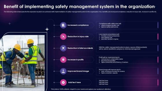 Benefit Of Implementing Safety Management Workplace Safety Management Framework