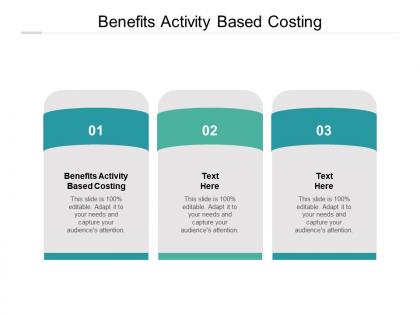 Benefits activity based costing ppt powerpoint presentation icon layout ideas cpb