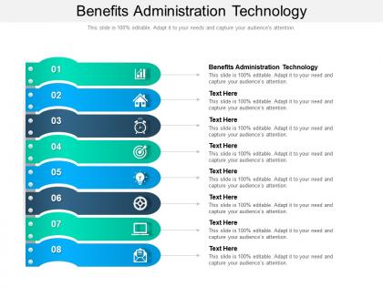 Benefits administration technology ppt powerpoint presentation icon good cpb