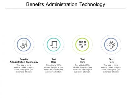 Benefits administration technology ppt powerpoint presentation outline show cpb