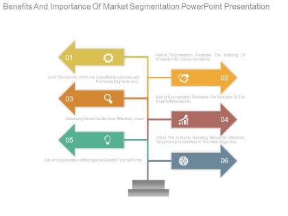 Benefits and importance of market segmentation powerpoint presentation