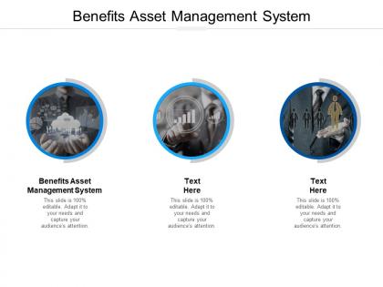 Benefits asset management system ppt powerpoint presentation picture cpb