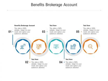 Benefits brokerage account ppt powerpoint presentation layouts show cpb