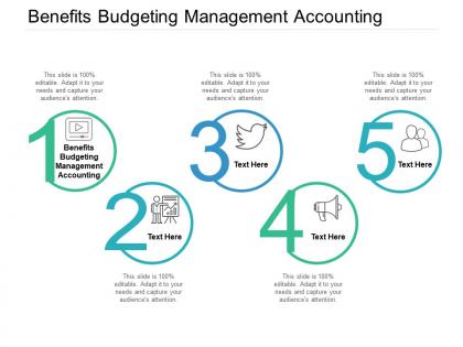 Benefits budgeting management accounting ppt powerpoint presentation infographics cpb