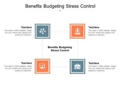 Benefits budgeting stress control ppt powerpoint presentation gallery professional cpb