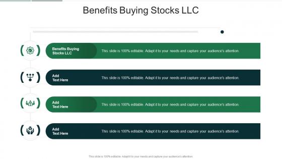 Benefits Buying Stocks LLC In Powerpoint And Google Slides Cpb