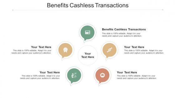 Benefits Cashless Transactions Ppt Powerpoint Presentation Tips Cpb