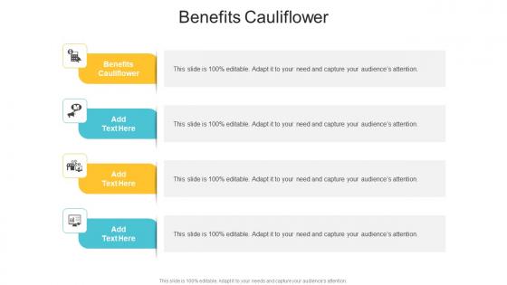 Benefits Cauliflower In Powerpoint And Google Slides Cpb
