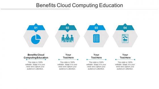 Benefits cloud computing education ppt powerpoint presentation summary designs cpb