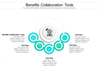Benefits collaboration tools ppt powerpoint presentation show slide cpb