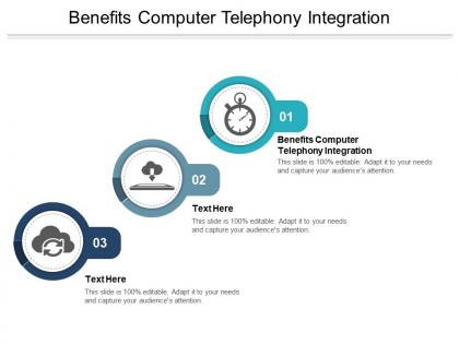 Benefits computer telephony integration ppt powerpoint presentation file objects cpb