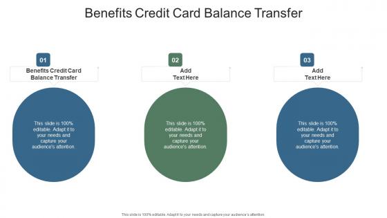 Benefits Credit Card Balance Transfer In Powerpoint And Google Slides Cpb