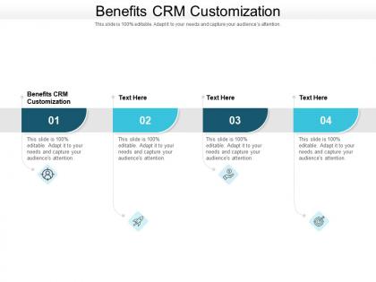 Benefits crm customization ppt powerpoint presentation styles guide cpb