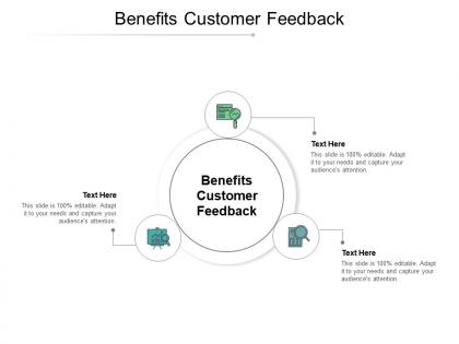 Benefits customer feedback ppt powerpoint presentation outline maker cpb