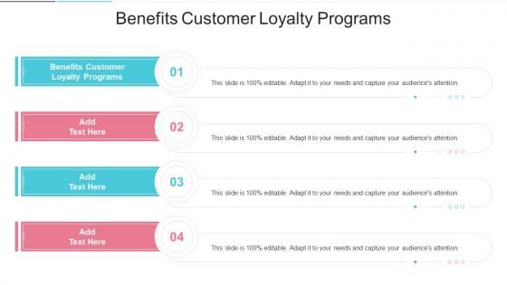 Benefits Customer Loyalty Programs In Powerpoint And Google Slides Cpb