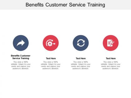 Benefits customer service training ppt powerpoint presentation ideas master slide cpb
