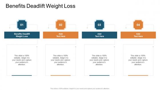 Benefits Deadlift Weight Loss In Powerpoint And Google Slides Cpb