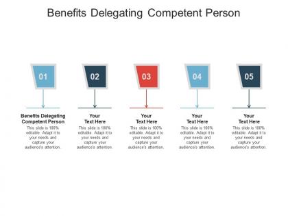 Benefits delegating competent person ppt powerpoint presentation icon example introduction cpb