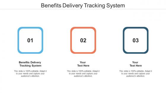 Benefits delivery tracking system ppt powerpoint presentation portfolio cpb