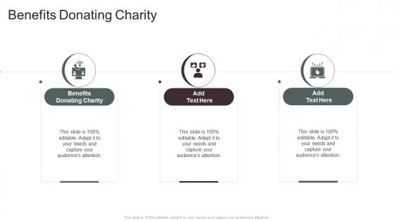 Benefits Donating Charity In Powerpoint And Google Slides Cpb