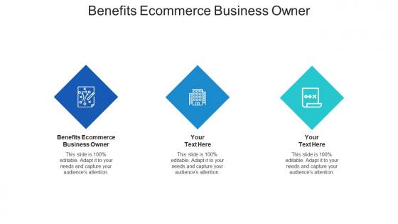 Benefits ecommerce business owner ppt powerpoint presentation slides graphics cpb