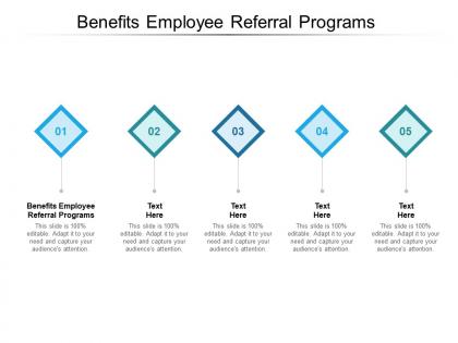 Benefits employee referral programs ppt powerpoint presentation clipart cpb