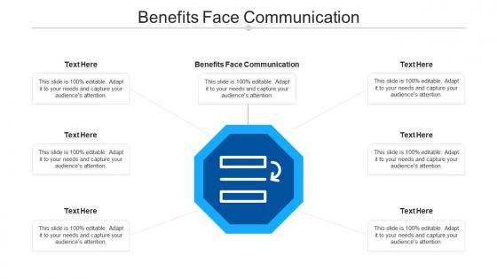 Benefits face communication ppt powerpoint presentation layouts diagrams cpb