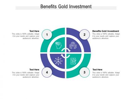 Benefits gold investment ppt powerpoint presentation examples cpb