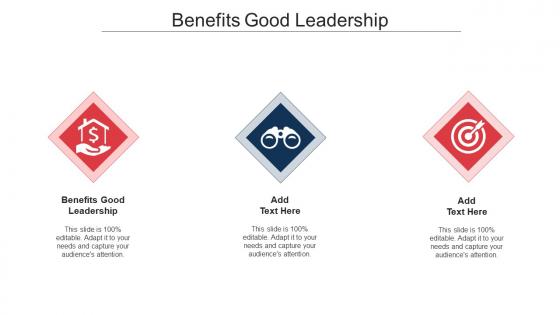 Benefits Good Leadership In Powerpoint And Google Slides Cpb