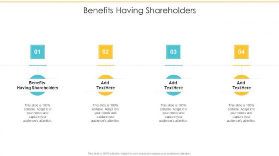 Benefits Having Shareholders In Powerpoint And Google Slides Cpb